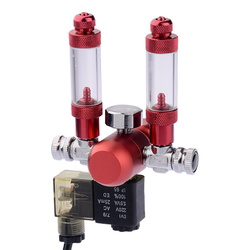 ST-02-1 Regulator de CO2 pentru acvariu cu contor dublu de bule