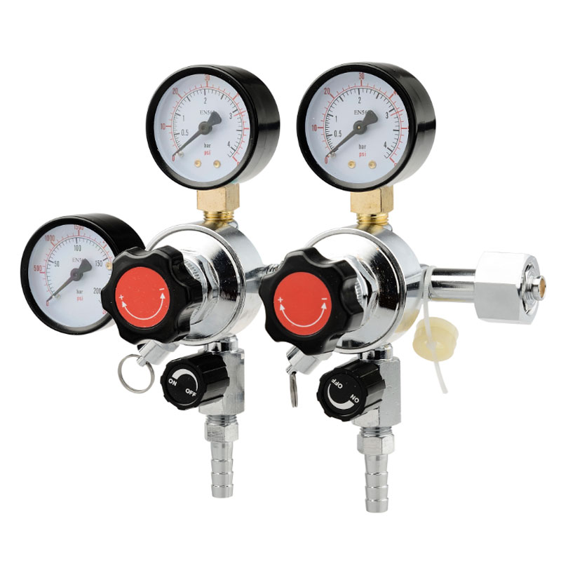 TR-60-2 Regulator de presiune CO2 multifuncțional din alamă
